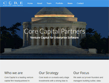 Tablet Screenshot of core-capital.com